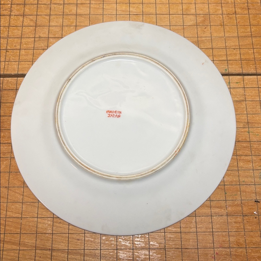 6 Japan Moriage Plates 7 5/8”D Immortals Kannan Goddess of Compassion - Picture 13 of 17